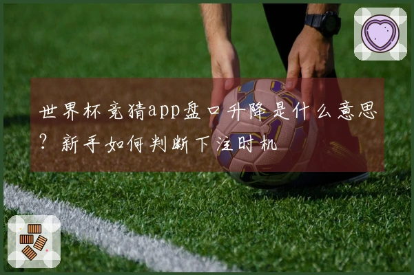 世界杯竞猜app盘口升降是什么意思？新手如何判断下注时机