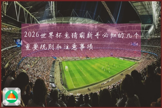 2026世界杯竞猜前新手必知的几个重要规则和注意事项